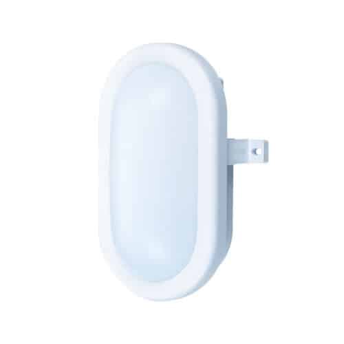 KastLite Outdoor LED Bulkhead Light Fixture, 9.5W Energy Star 4000K Oval Wall Mount Nautical