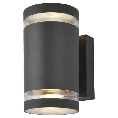 Forum Lens Up/Down Wall Light Anthracite