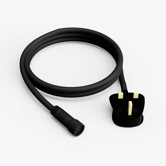 Black Festoon Lights - 5M / 10M / 20M - 500mm Spacing