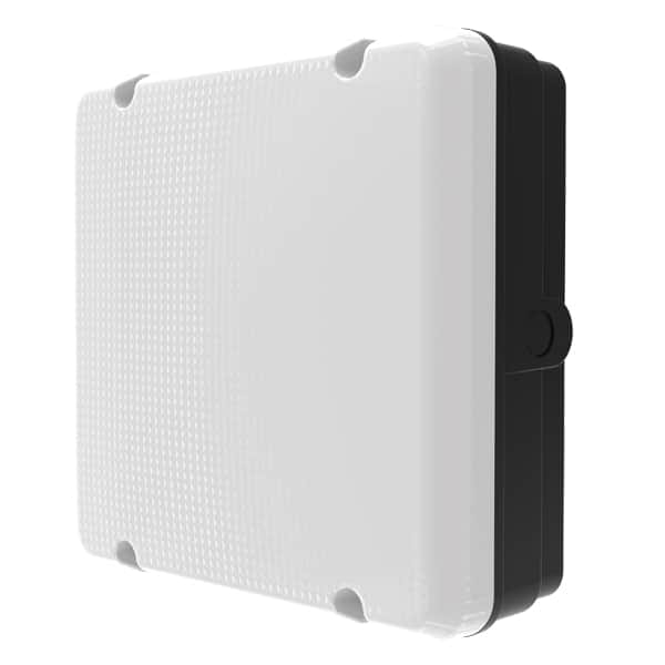 12W Utility LED Bulkhead Square CCT Tri Colour IP65 - square 1 Square Bulkhead