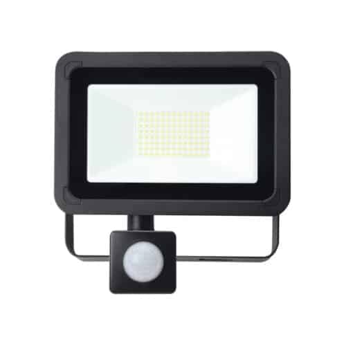 Slimline LED Flood Light 50W 4000K with PIR Sensor