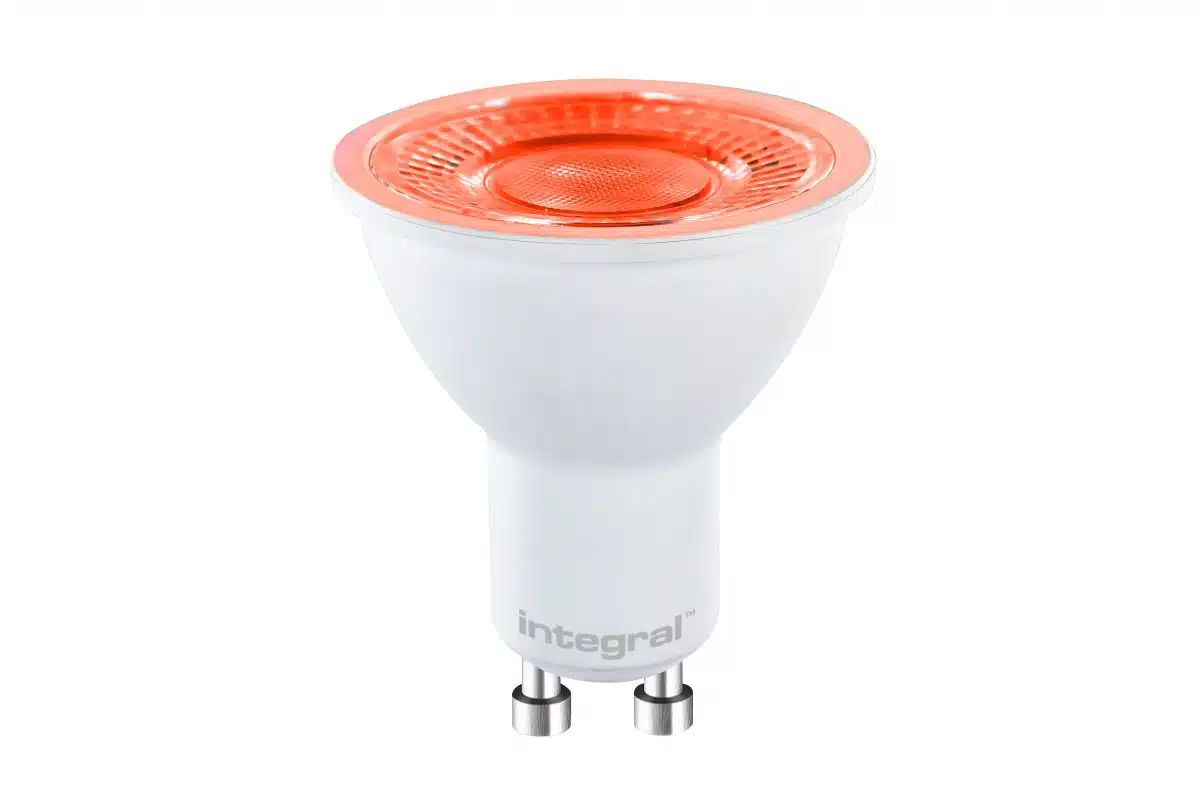 Red GU10 LED Bulb 5W Non-Dimmable