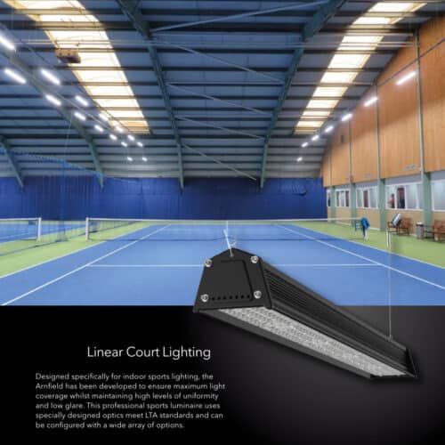 Sports Linear LED Court Light 120W 5000K IP65