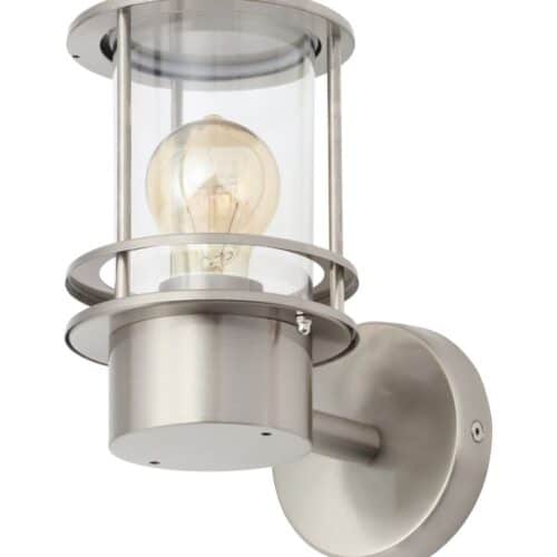 Outdoor LED Wall Lantern Stainless Steel Finish