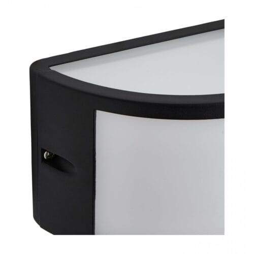 Outdoor LED Wall Light 10W 4000K IP54 Black Forum Pau