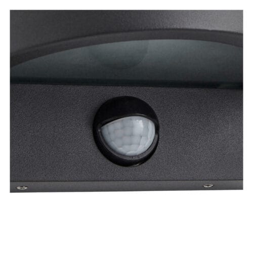 Outdoor LED Wall Light IP43 Anthracite with PIR Sensor Forum Vesoul