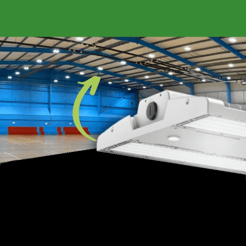 Sports Hall Lighting LED Linear High Bay 120W 5000K