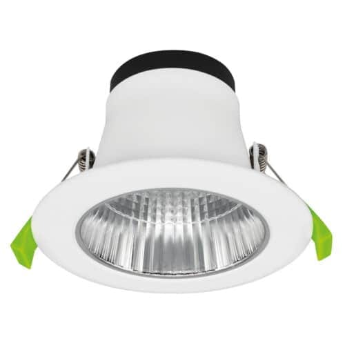 CCT Adjustable LED Downlight 12W IP54 Low Glare Reflector - Emergency Available