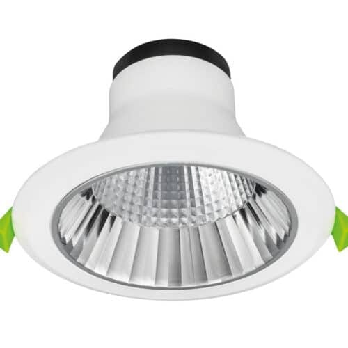CCT Adjustable LED Downlight 18W IP54 Low Glare Reflector - Emergency Available