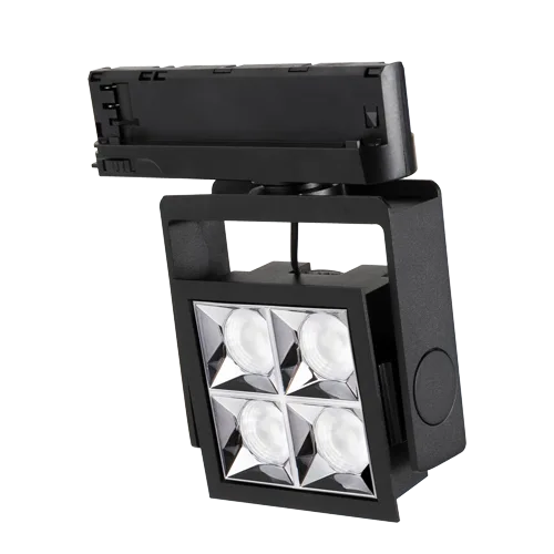 E-Pro LED Track Spot Light 28W 2700K 50° CRI90 Black Body