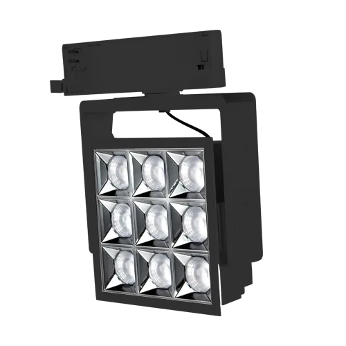 E-Pro LED Track Spot Light 42W 3000K 50° CRI90 Black Body