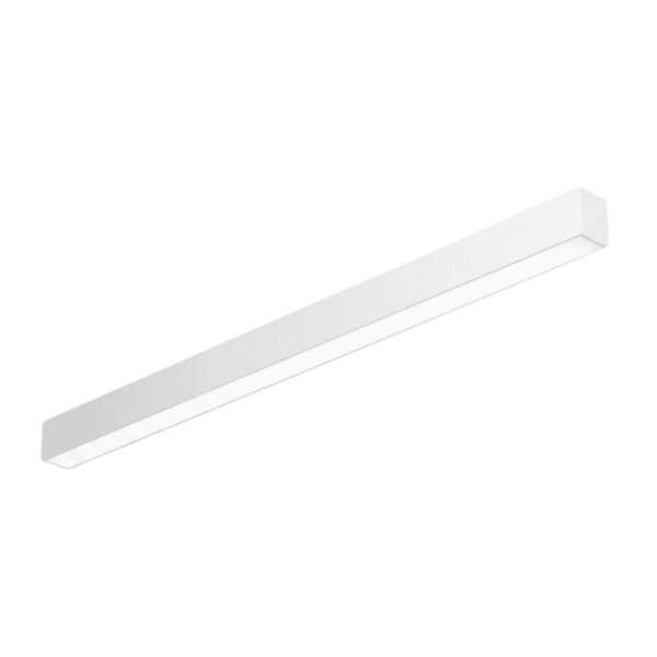 6ft Linear LED Batten Dimmable & Emergency White Body, Tri-Colour & Wattage Selectable, Low Glare Microprismatic Diffuser